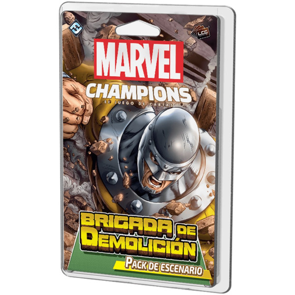 Jogo de tabuleiro da Brigada de Demolição dos Campeões da Marvel Pegi 14 D