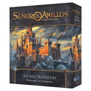 Jogo de mesa o senhor dos anéis o jogo de cartas angmar despertado expansão campanha recomendado idade 14 D