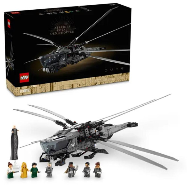 Lego icons dune: atreides royal ornithopter D