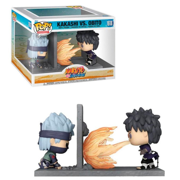 Funko pop moment! naruto shippuden kakashi vs obito uchiha 80256 D