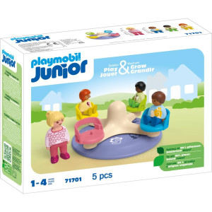 Playmobil junior carrusel con figuras D