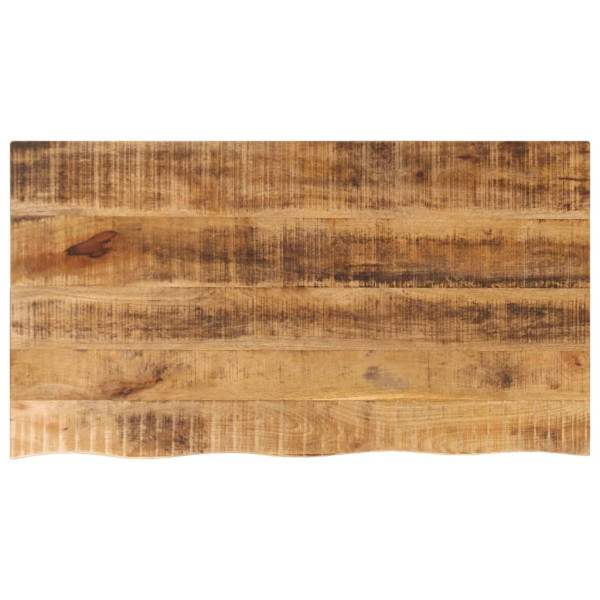 Quadro de mesa borda natural madeira punho sólido 110x60x2.5 cm D