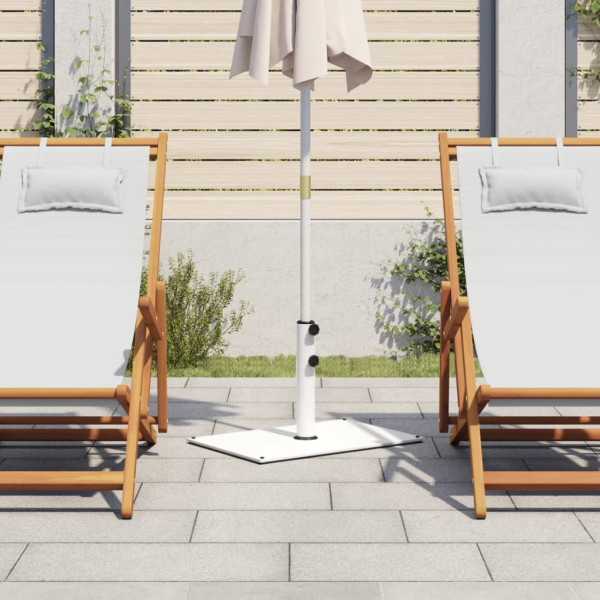 Base de guarda-sol para postes de Ø32/38/48 mm 15 kg retangular M 3