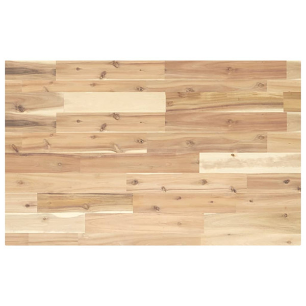 Acácia de madeira maciça de mesa sem tratamento 100x50x4 cm D
