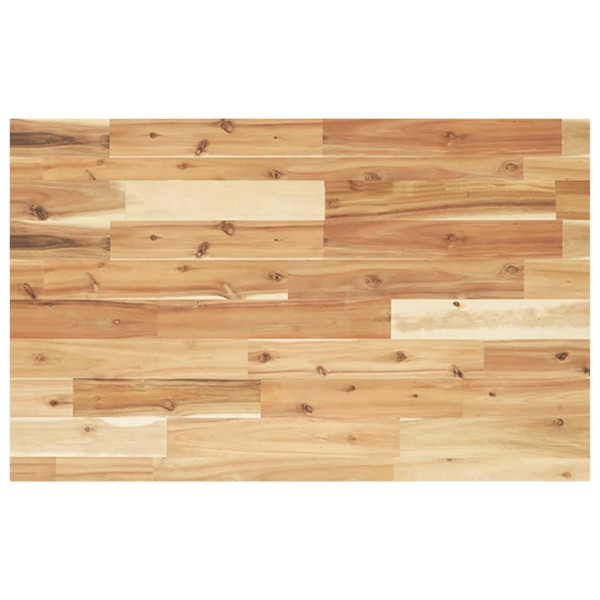 Tablero escritorio madera maciza acacia sin tratar 100x50x4 cm D