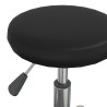 Silla de comedor cuero sintético negra 5