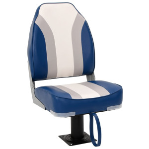 Set de asientos plegables para barco 2 uds con respaldo alto D