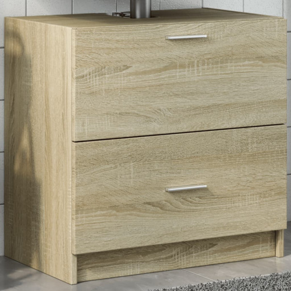 Basin cabinet engineering wood Sonoma 59x37x59 cm D