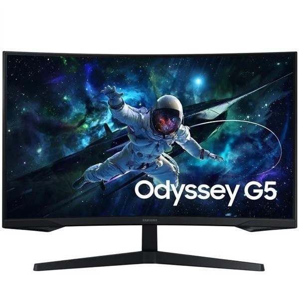 Monitor Gaming SAMSUNG Odyssey G5 27" QHD S27CG554EU curvo negro D