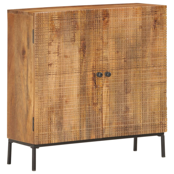 Aparador de madera maciza de mango 75x30x75 cm D