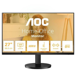 Monitor profesional aoc u27b3af 27'/ 4k/ multimedia/ regulable en altura/ negro D