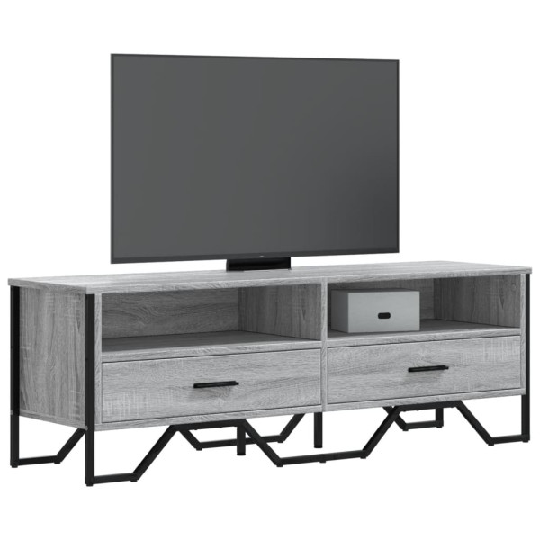 Móveis de TV cinza engenharia madeira sonoma 122x34x41 cm D