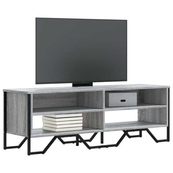 Móveis de TV cinza engenharia madeira sonoma 122x34x41 cm D