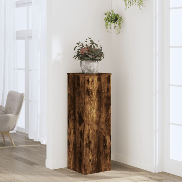 Plantas de engenharia de madeira Smoked Oak 33x33x100cm D