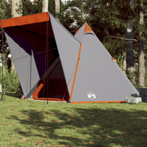 Tenda familiar Tipi 6 pessoas à prova de água cinza D