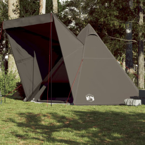 Tenda familiar Tipi 6 pessoas à prova de água marrom D