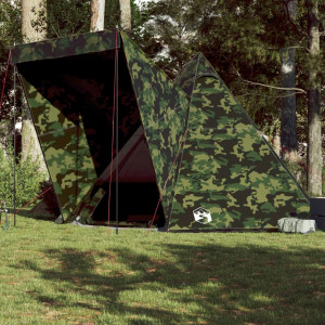 Tenda familiar Tipi 6 pessoas camuflagem impermeável D