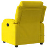 Sillón de masaje reclinable de terciopelo amarillo 4