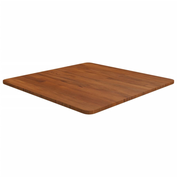 Tablero de mesa cuadrada madera roble marrón oscuro 60x60x1.5cm D