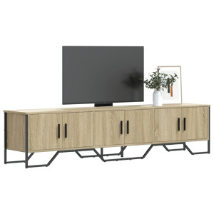 Mueble de TV madera de ingeniería roble Sonoma 180x34x41 cm D