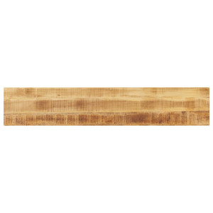 Tablero de mesa rectangular madera mango rugosa 180x30x3.8 cm D