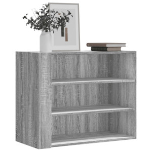 Armario de pared madera de ingeniería gris Sonoma 75x35x60 cm D