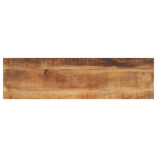 Tablero de mesa rectangular madera mango rugosa 110x20x3.8 cm D