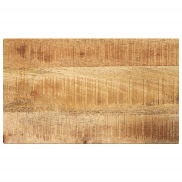 Tablero mesa rectangular madera maciza mango rugosa 40x20x3.8cm D