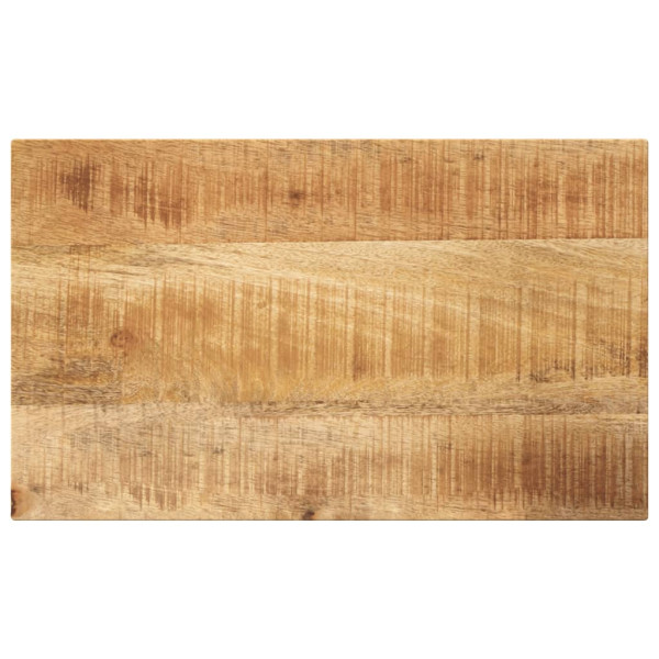 Tablero mesa rectangular madera maciza mango rugosa 40x20x2.5cm D