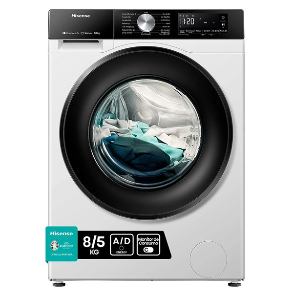 Lavasecadora HISENSE D/A 8/5Kg WD3S8043BW3 blanco D