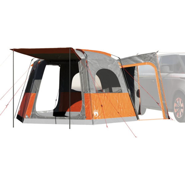 Tenda de carro 4 pessoas à prova d'água cinza-laranja D