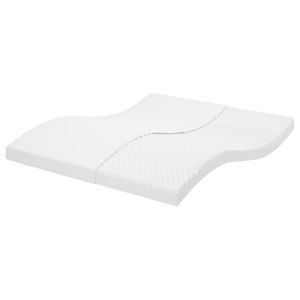 Colchón de espuma de 7 zonas dureza 20 ILD blanco 200x210 cm D