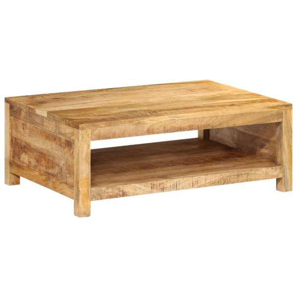 Mesa de centro de madera maciza mango 80x55x30 cm D