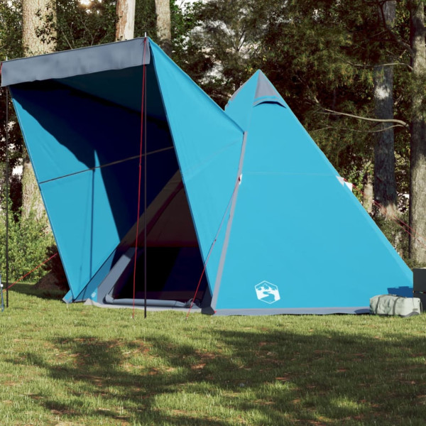 Tenda familiar tipo 6 pessoas impermeável azul D