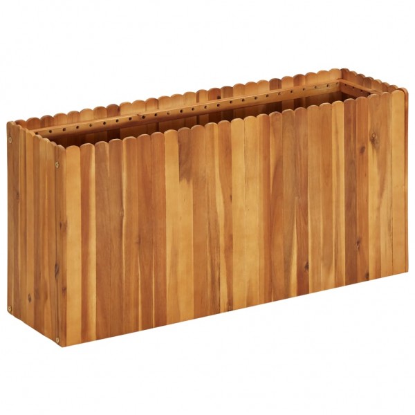 Arraial de madeira maciça de acácia 100x30x50 cm D