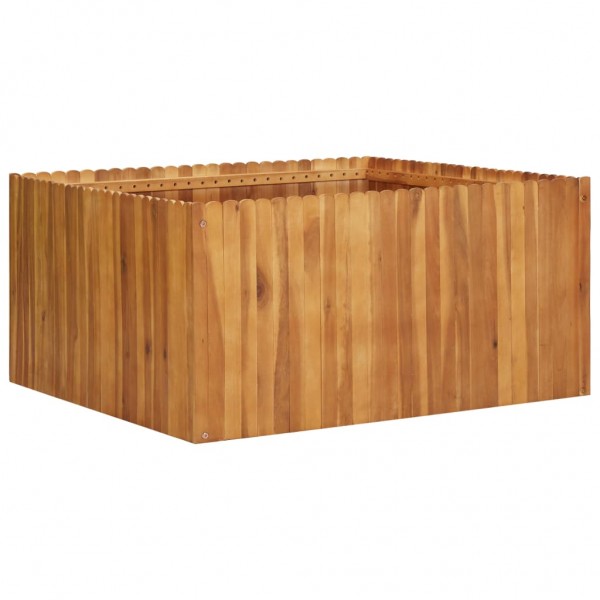 Arraial de madeira maciça de acácia 100x100x50 cm D