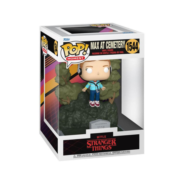 Funko pop moments: stranger things s4 max at cementery D