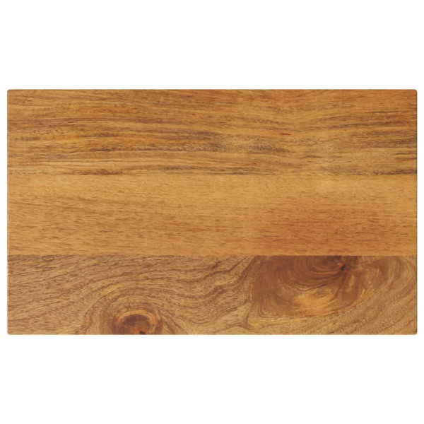 Tablero de mesa rectangular madera maciza mango 50x20x3.8 cm D