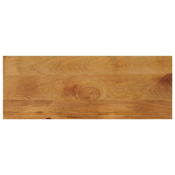 Tablero de mesa rectangular madera maciza mango 90x20x3.8 cm D