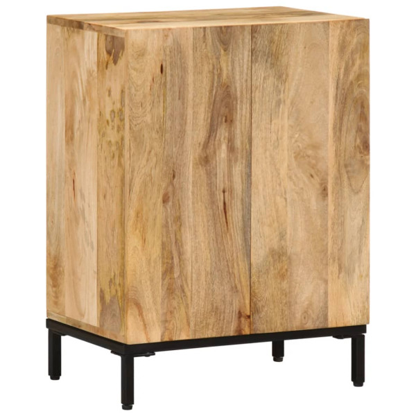 Aparador de madera maciza de mango 53x35x72 cm D