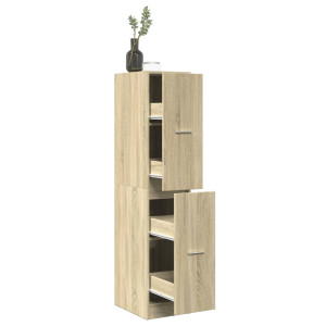 Madeira gabinete de engenharia carvalho Sonoma 30x41x144.5 cm D