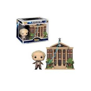 Funko voltar para a futura torre do relógio doc D