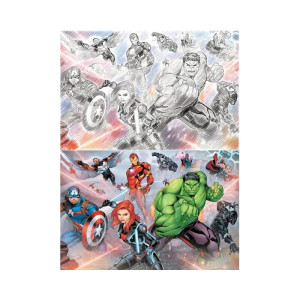 Prime 3D Marvel Scratch Puzzle 150 peças D