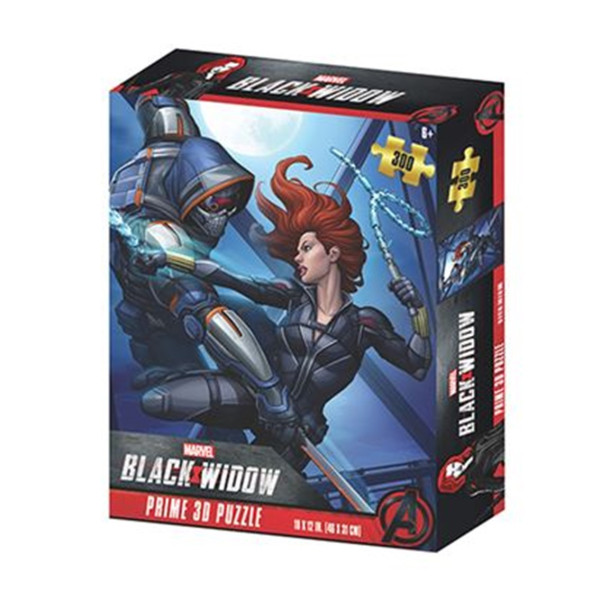 Puzzle lenticular prime 3d marvel black widow y taskmaster 200 piezas D