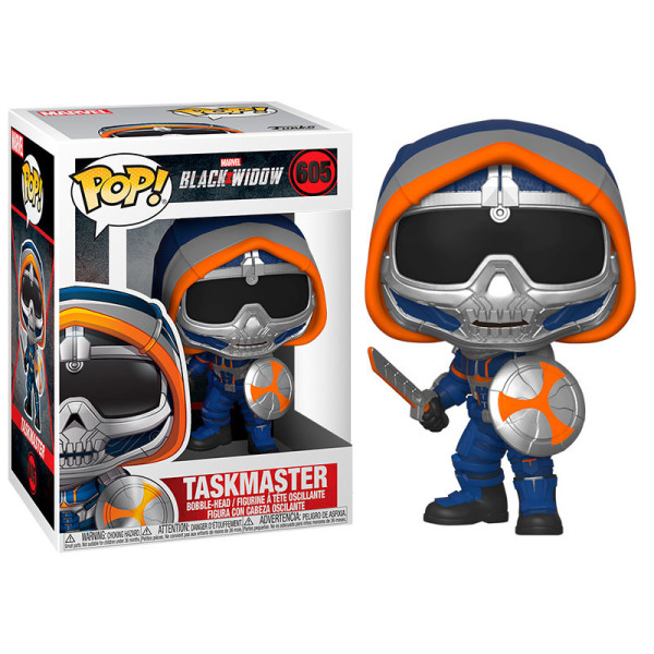 Funko pop marvel viuda negra taskmaster escudo y espada 46684 D