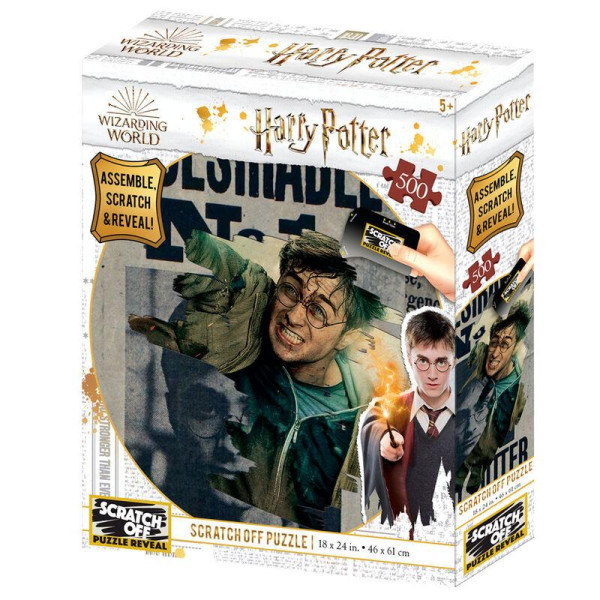 Puzzle para rascar harry potter carteles wanted se busca 500 piezas D