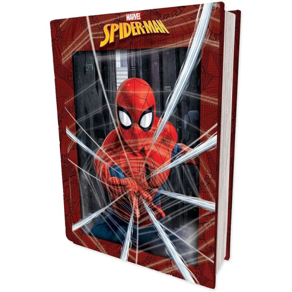 Puzzle libro lenticular prime 3d marvel spiderman 300 piezas D