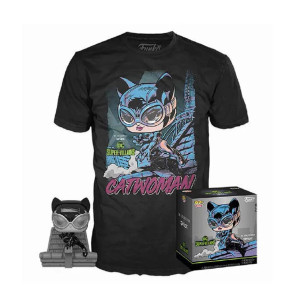 Pop & tee dc jim lee catwoman funko + camiseta talla l D