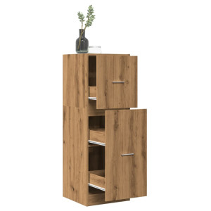 Armario botiquín madera ingeniería roble artisian 40x41x118 cm D