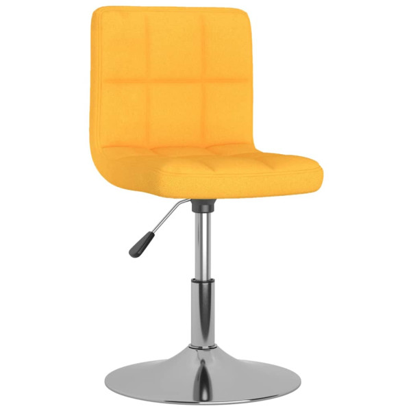 Silla de comedor giratoria tela amarillo D